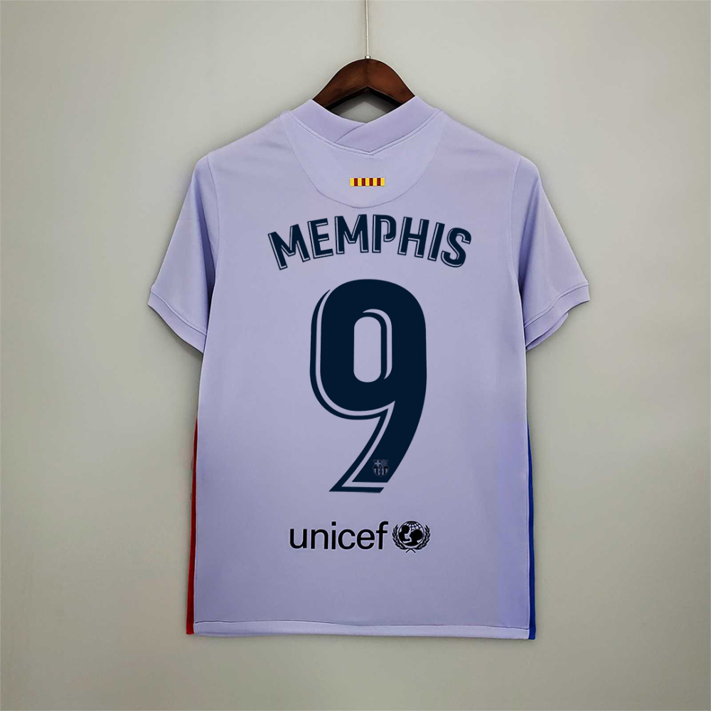 Barcelona Retro Jersey Away Soccer Shirt 2021/22