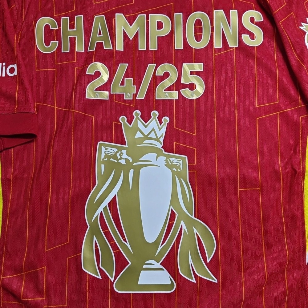 Liverpool Football Jersey EPL Champions Custom Shirt 2024/25