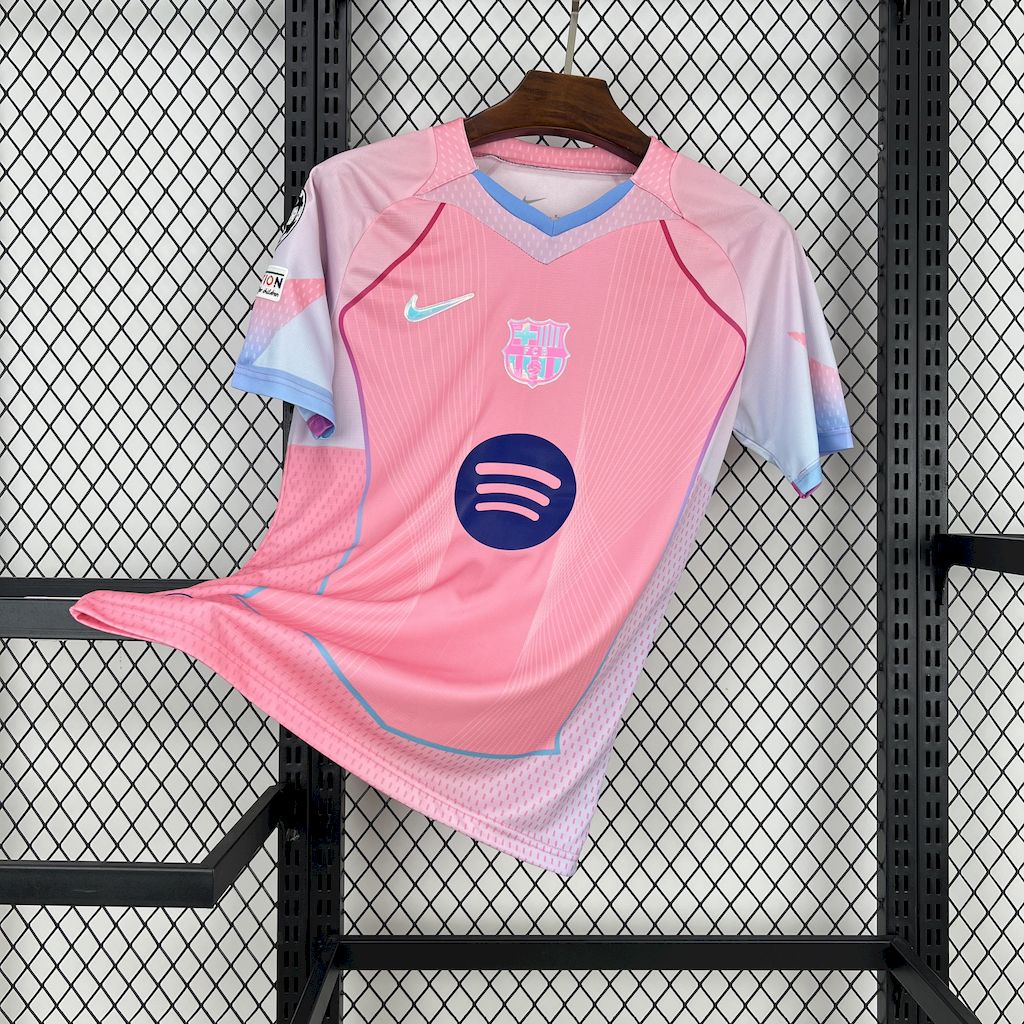 Barcelona Soccer Jersey Special Edition Custom Shirt 2025/26 in Model Year: 2025/26 Country and League: Spain-La Liga