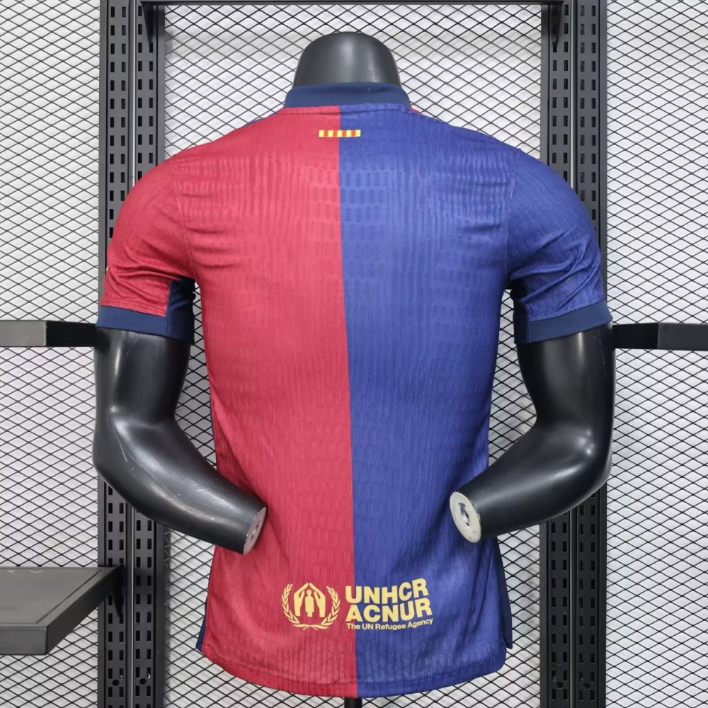 Authentic Soccer Jersey Barcelona Home x Travis Scott Shirt 2024/25