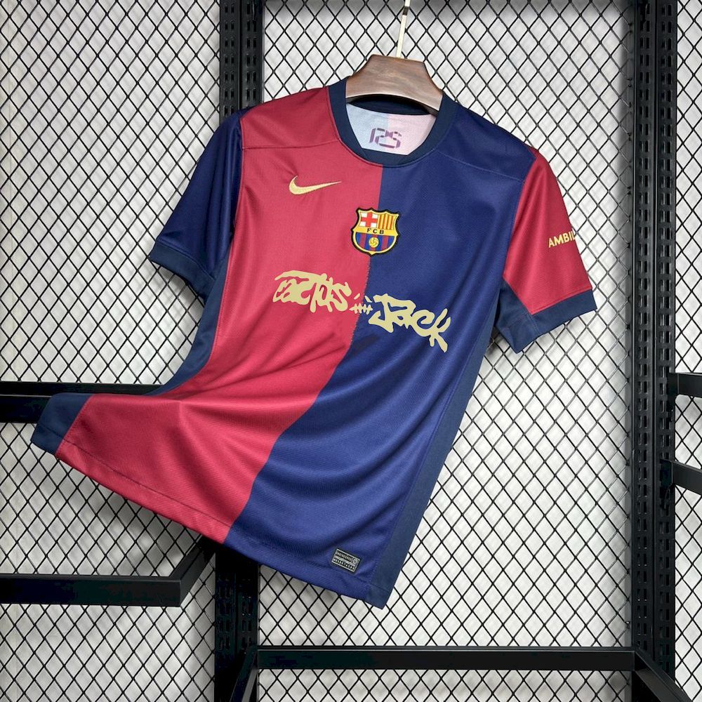 Barcelona Home x Travis Scott Custom Shirt 2024/25