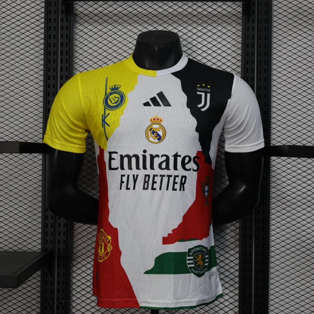 Cristiano Ronaldo Authentic Commemorative Edition Shirt 2025/26 - All Club Mix