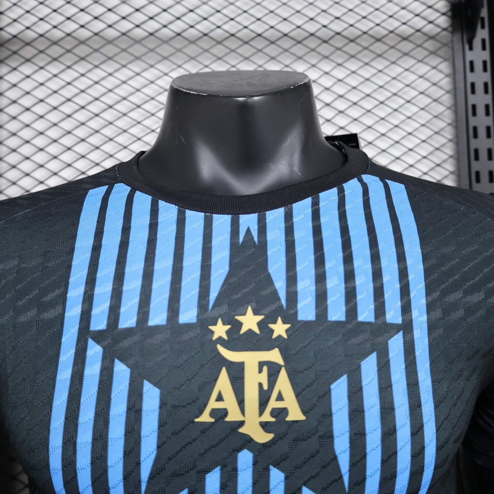 Argentina Authentic Soccer Jersey Pre-Match Shirt 2024