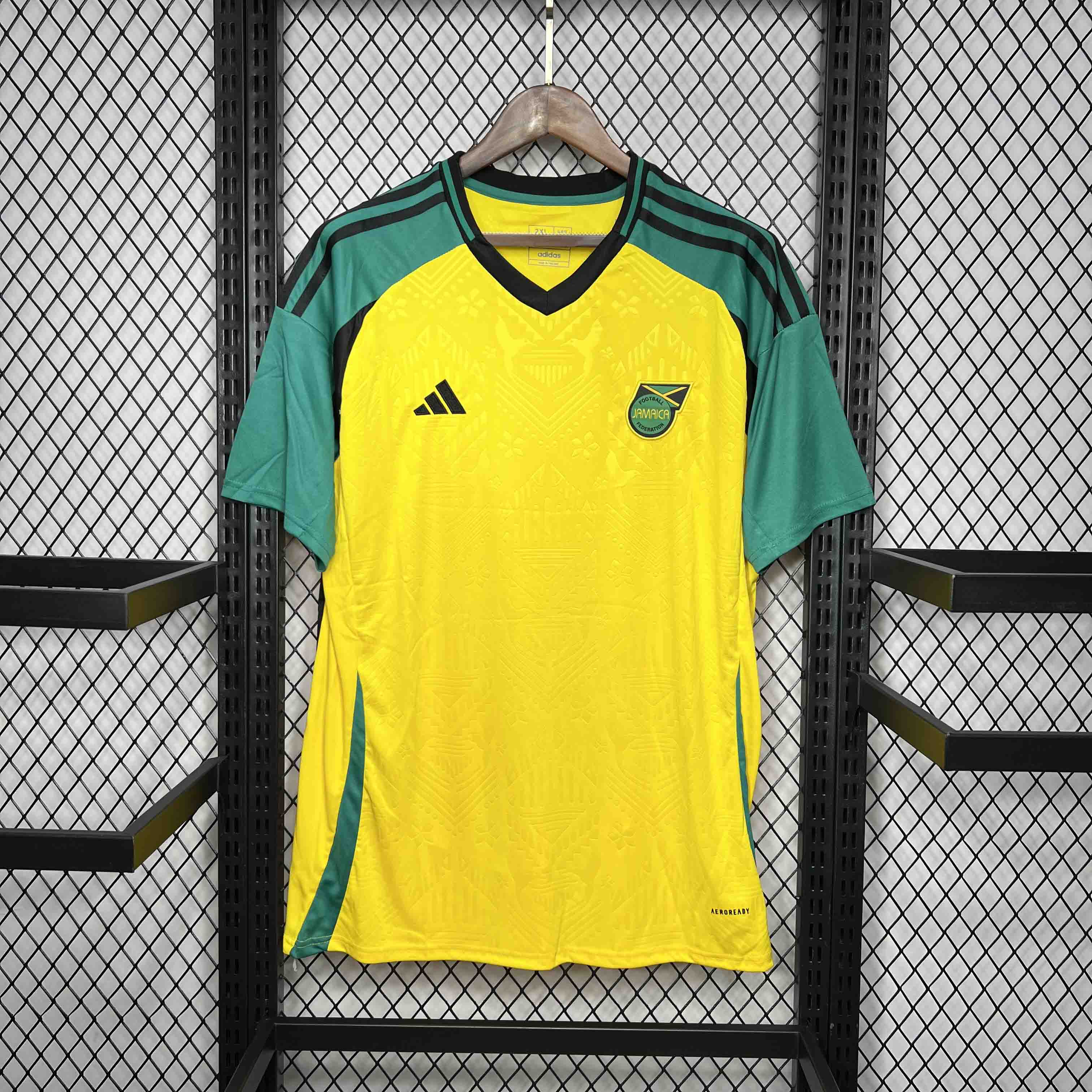 Jamaica Soccer Jersey Home Custom Shirt 2024 in Yellow