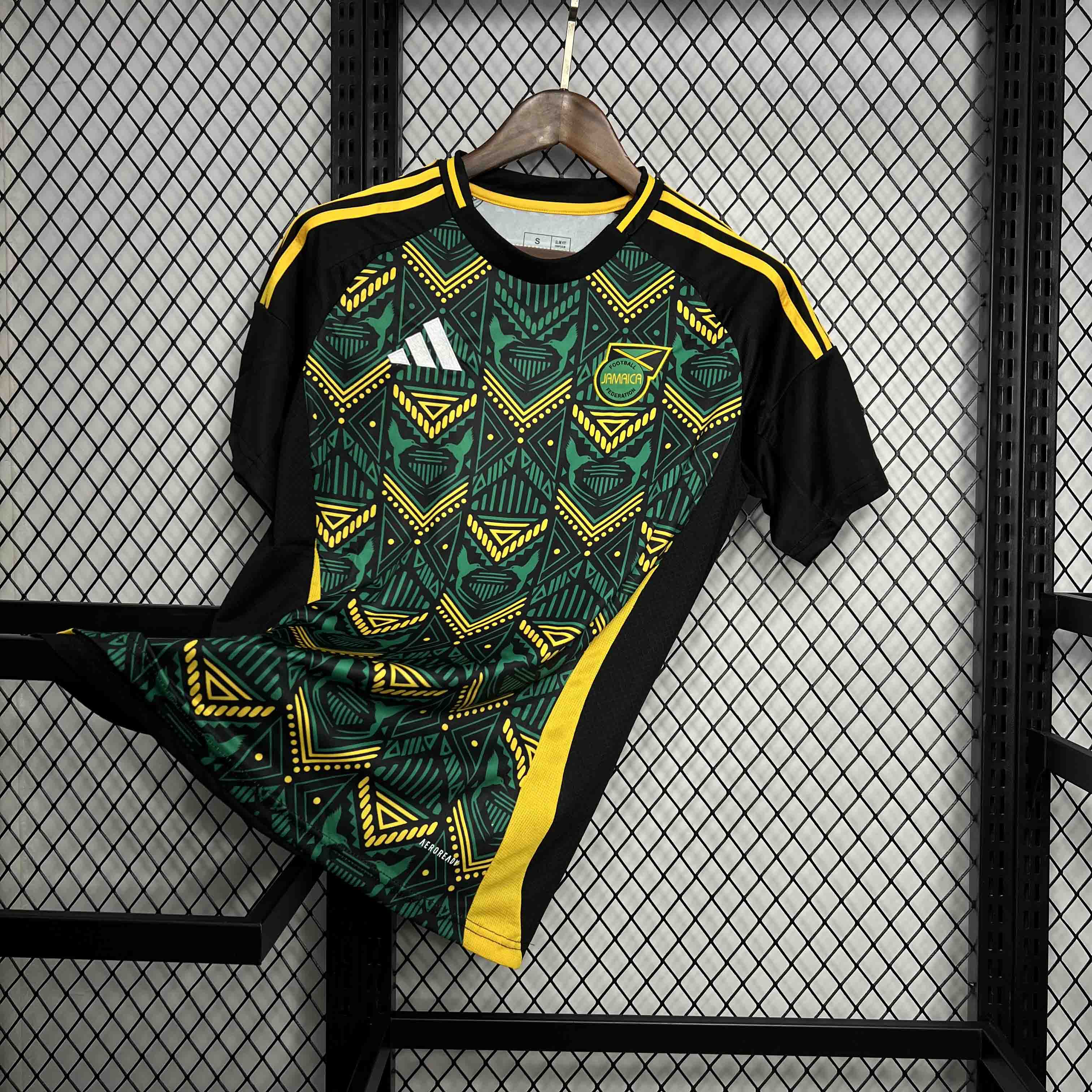 Jamaica Soccer Jersey Away Custom Shirt 2024 in Green