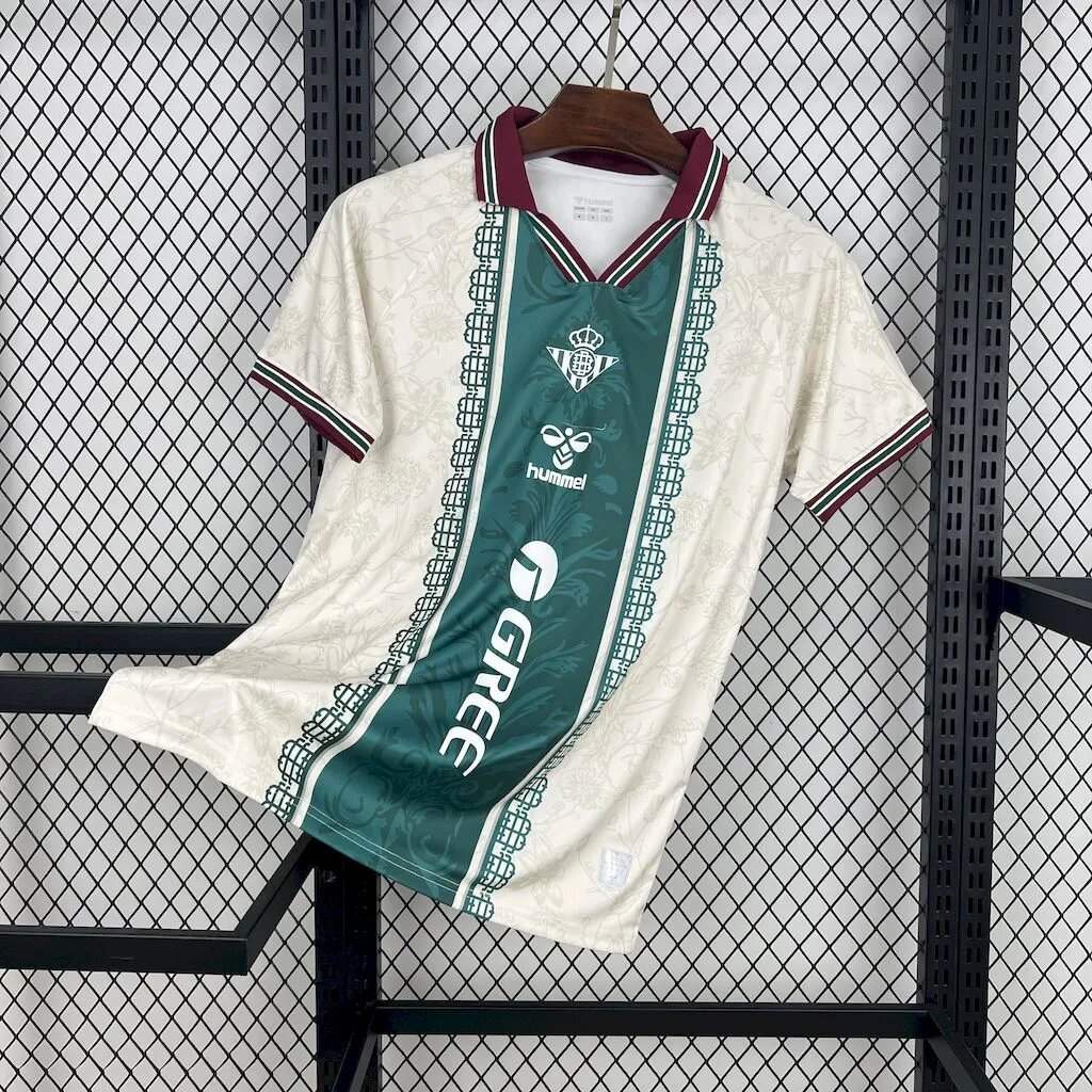 Real Betis Special Edition Custom Soccer Jersey 2025/26 in Model Year: 2025/26 Country and League: Spain-La Liga