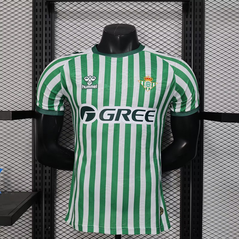 Real Betis Authentic the Conference League Final Kit Soccer Jersey 2024/25 in Model Year: 2024/25 Country and League: