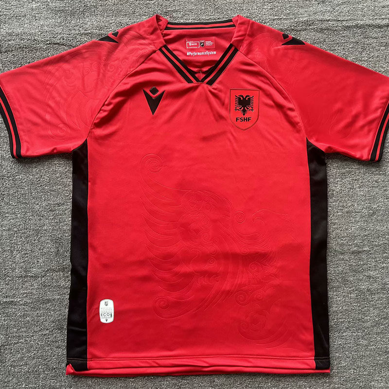 Albania Home Soccer Jersey Custom Shirt 2025-26 in Red
