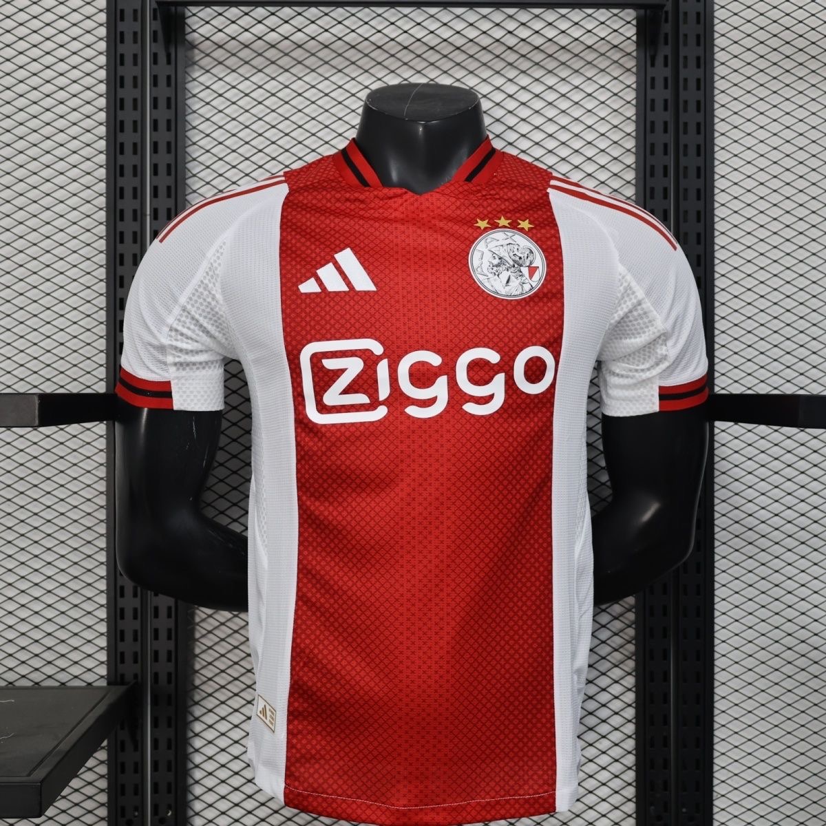 AJAX Authentic Football Jersey Home Shirt 2025/26 in Red & White