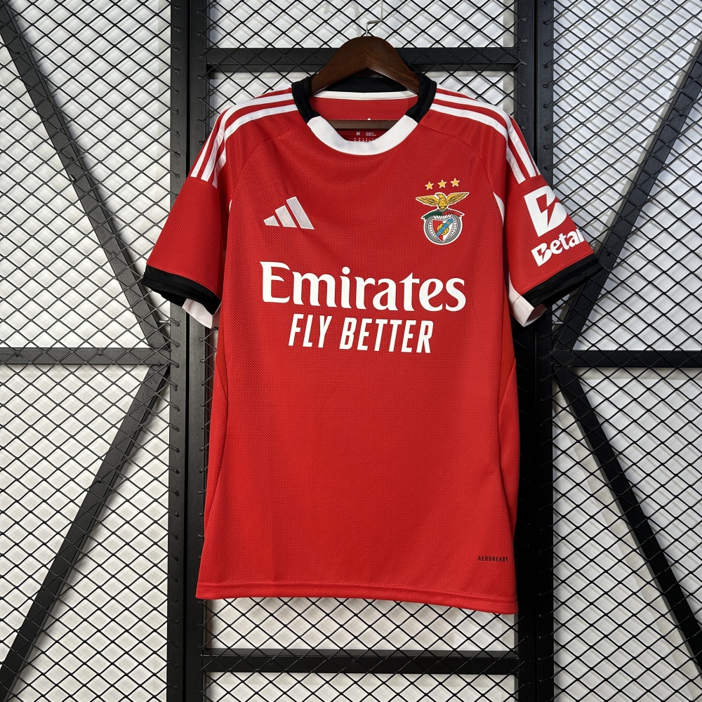 Benfica Soccer Jersey Home Custom Shirt 2025/26