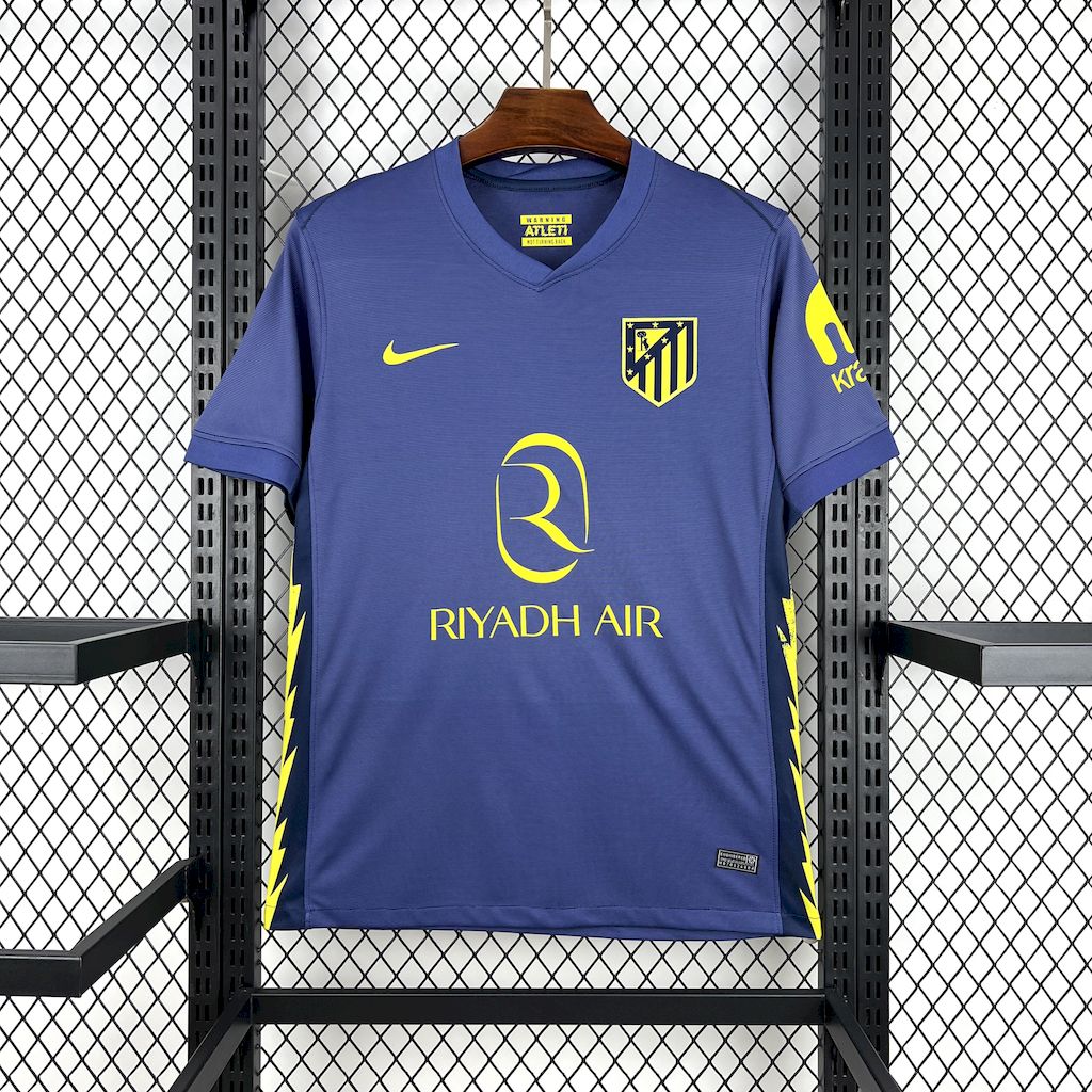 Atletico Madrid Soccer Jersey Away Custom Shirt 2025/26 in Blue