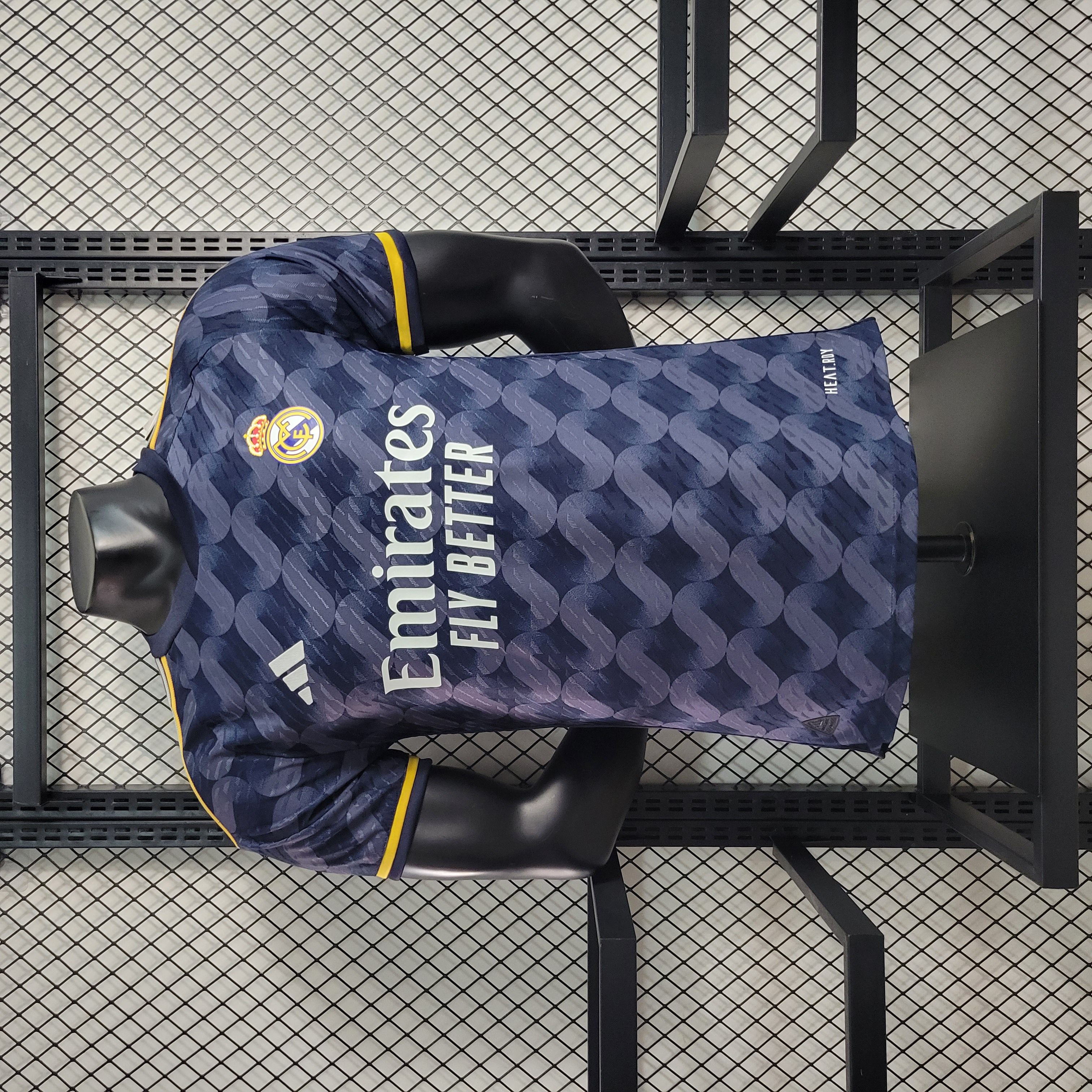 Real Madrid Authentic Soccer Jersey Away Shirt 2023/24 in Black
