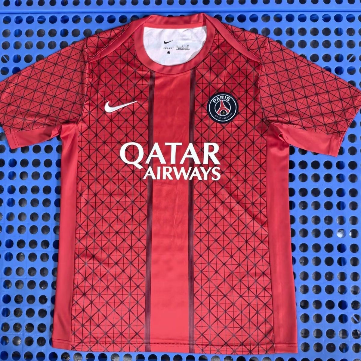 PSG Soccer Jersey Pre-Match Custom Shirt 2025/26 in Model Year: 2025-2026 Country and League: France-Ligue 1