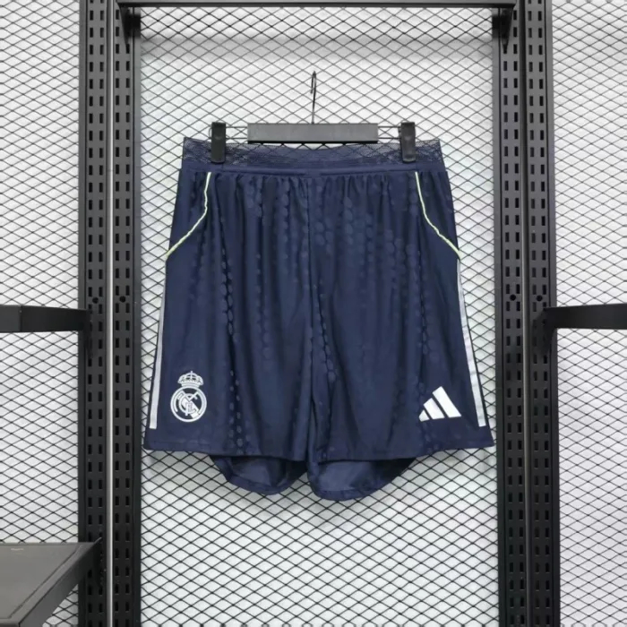 Real Madrid Authentic Soccer Away Shorts 2025/26 in Navy