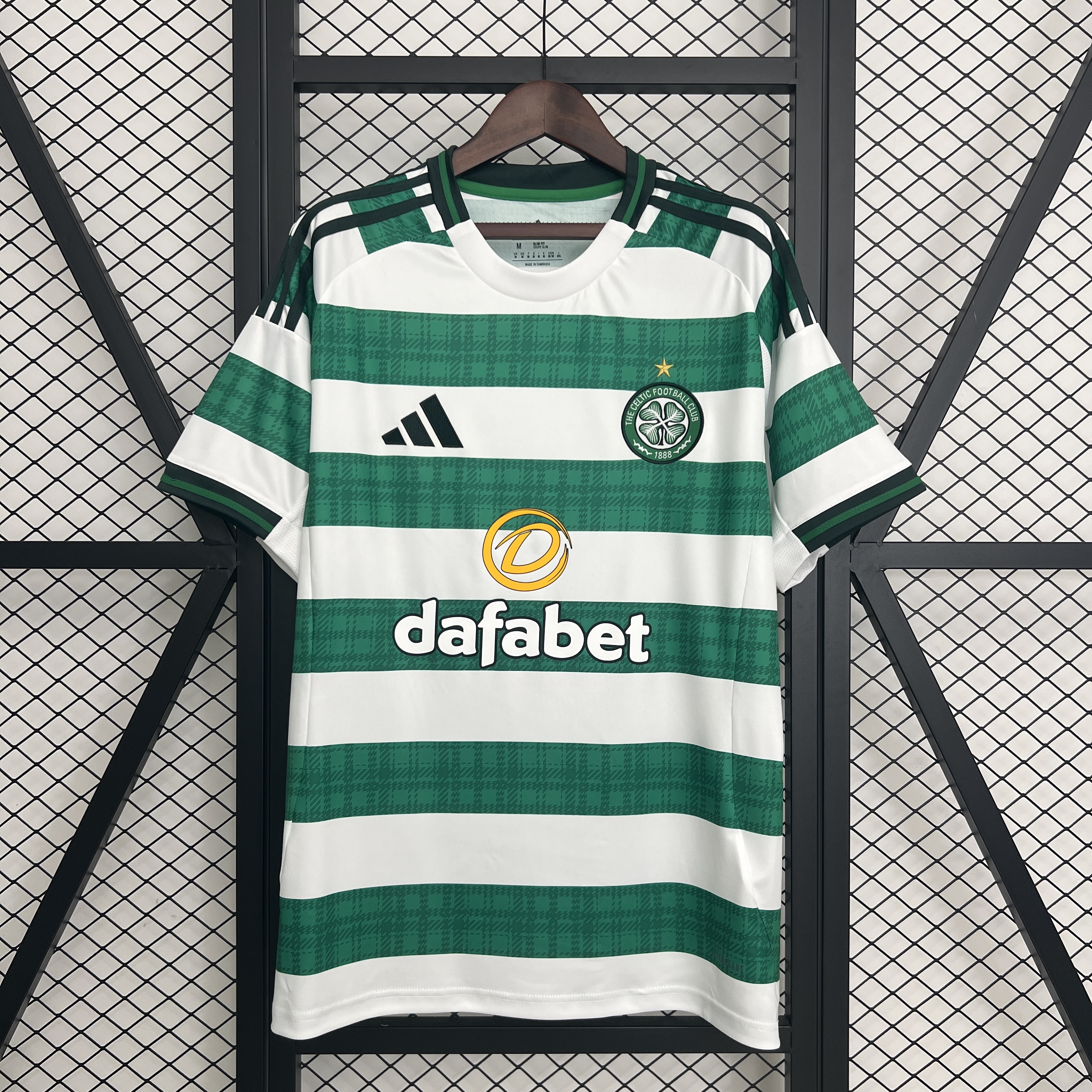 Celtic Soccer Jersey Home Custom Shirt 2025/26 in White & Green