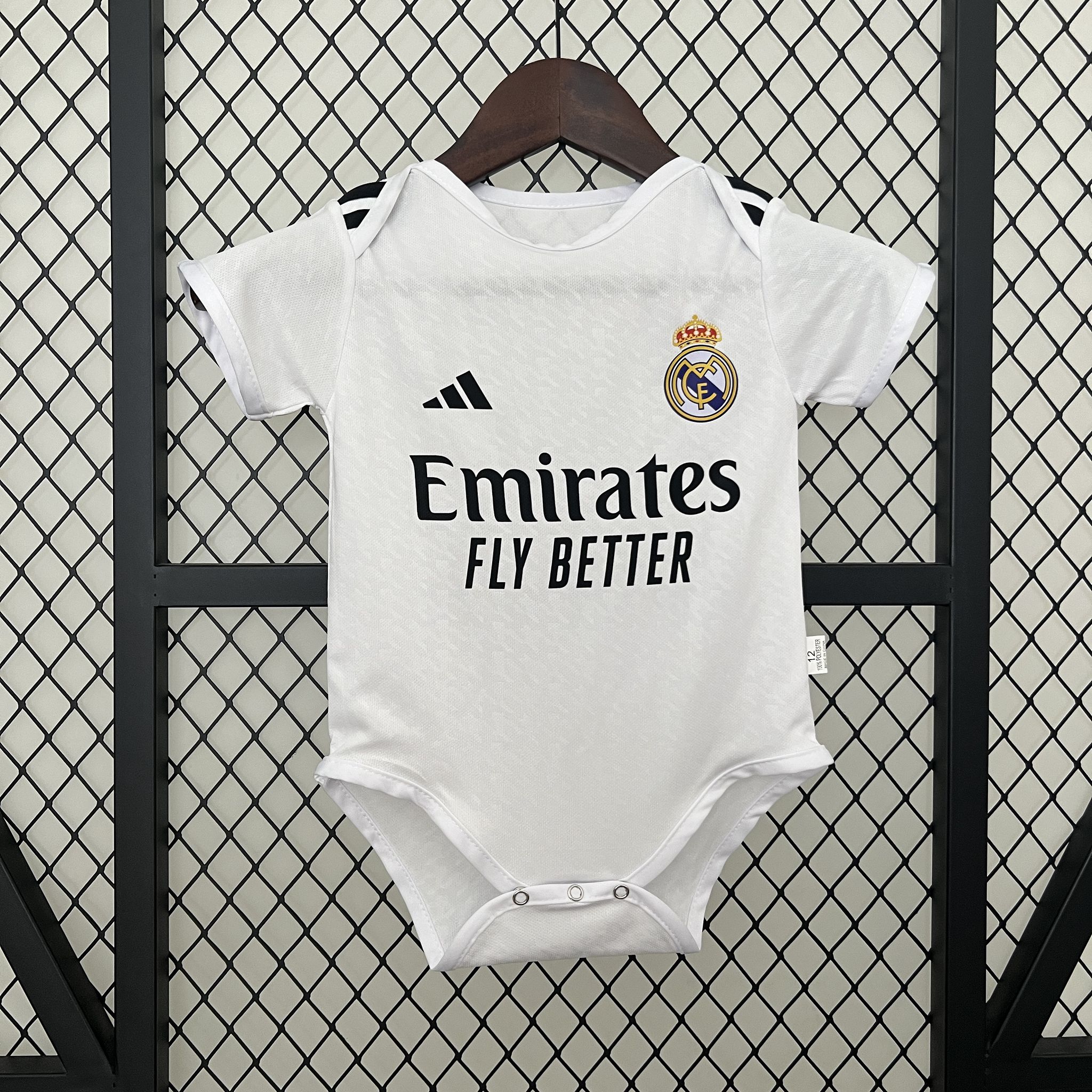 Real Madrid Soccer Jersey Home Baby Uniform 2024/25 in White