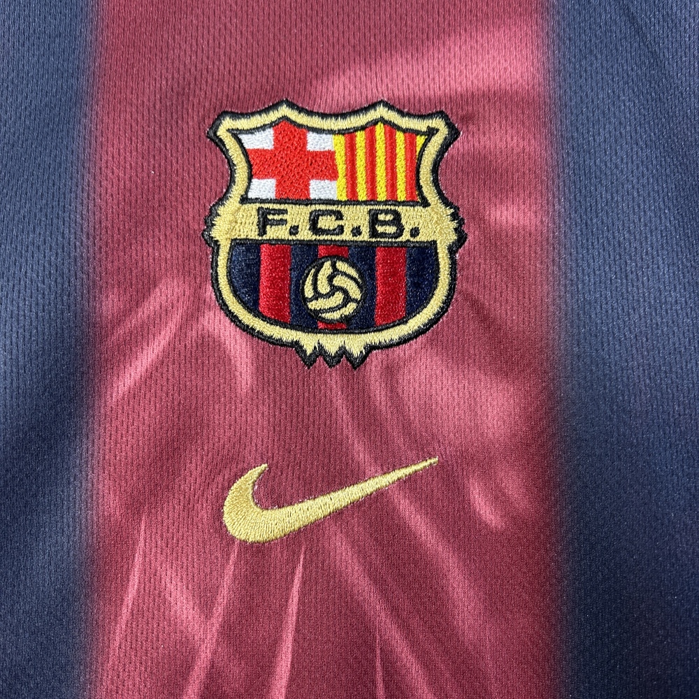 Barcelona Retro Home x CJ SKELETON Kids Kit Jersey+Shorts 2000/01