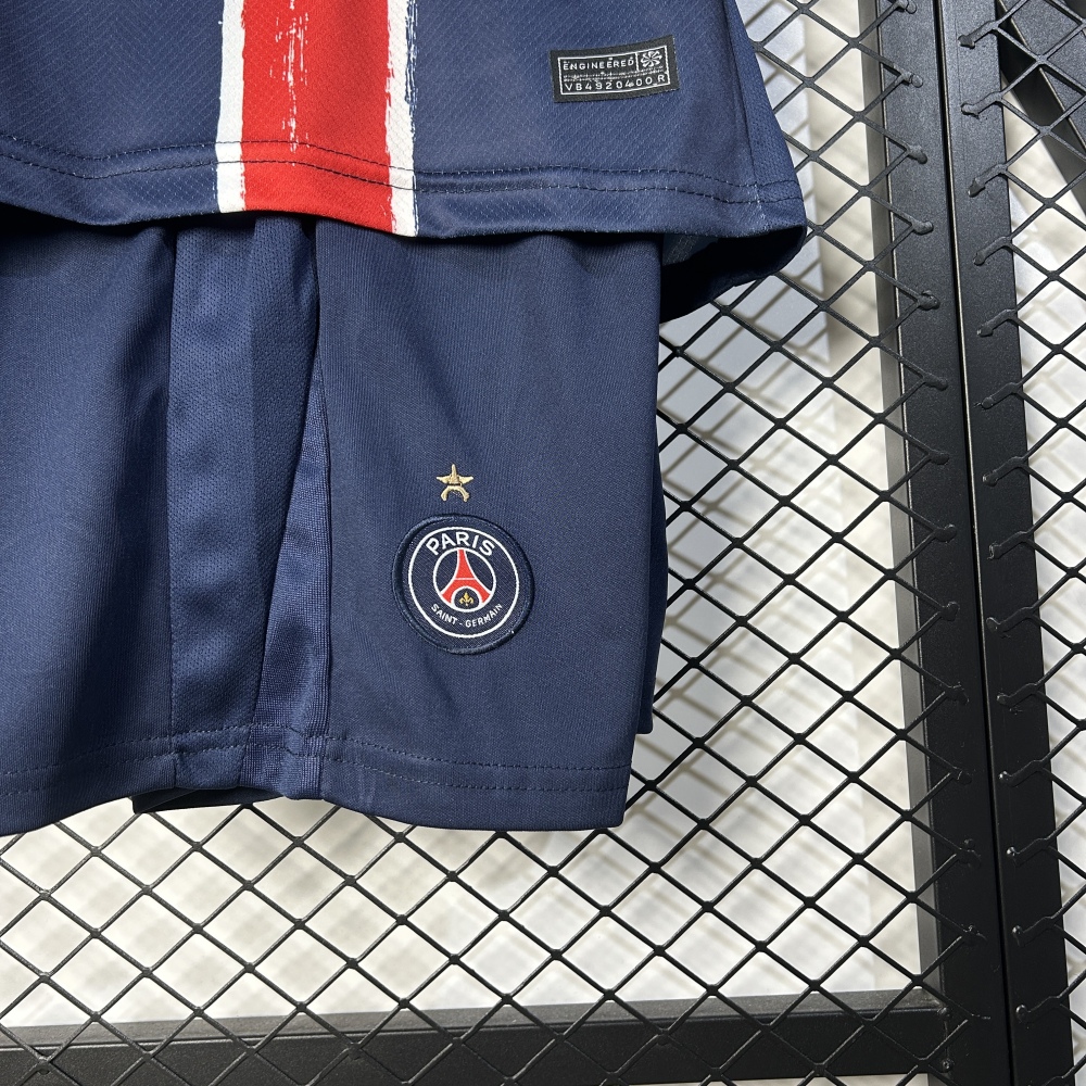 PSG Soccer Jersey Home x Champions of Europe Kids Kit Jersey+Shorts 2024/25
