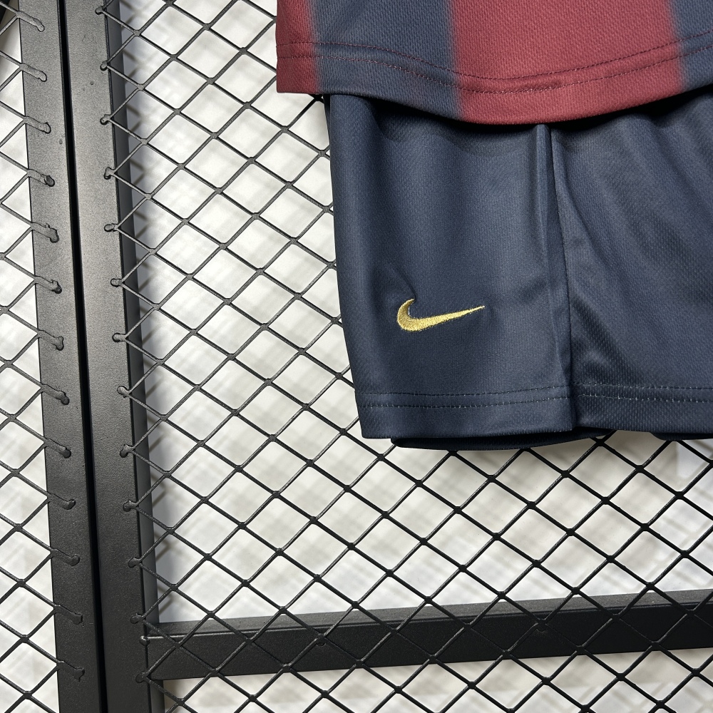 Barcelona Retro Home x CJ SKELETON Kids Kit Jersey+Shorts 2000/01