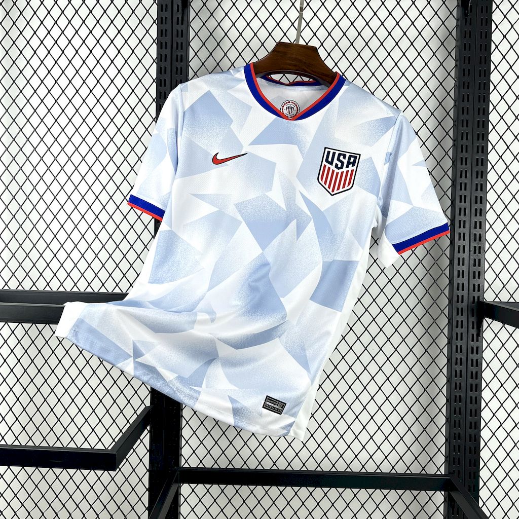 USA Soccer Jersey Home Custom Shirt 2025 in White