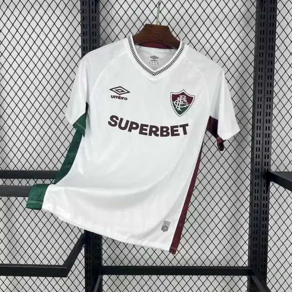 Fluminense FC Soccer Jersey Away Custom Shirt 2025-26 in White