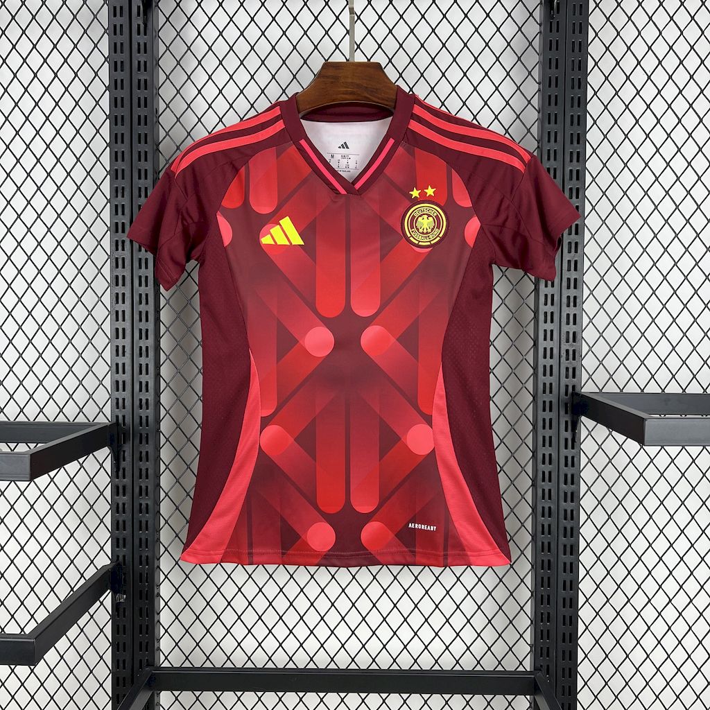 Germany Football Jersey Away Women's Custom Shirt 2025 in Red