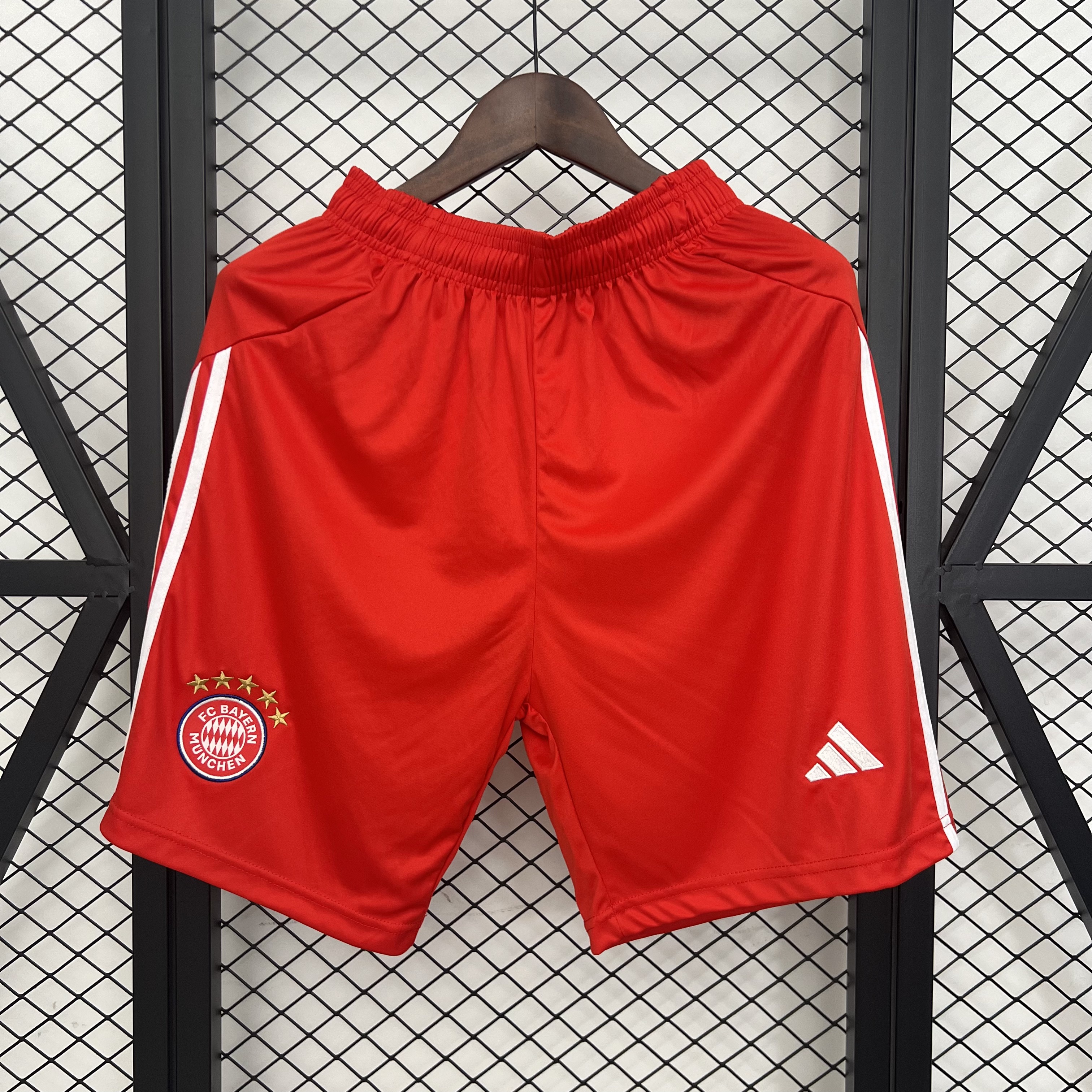 Bayern Munich Soccer Shorts Custom Home 2025/26 in Red