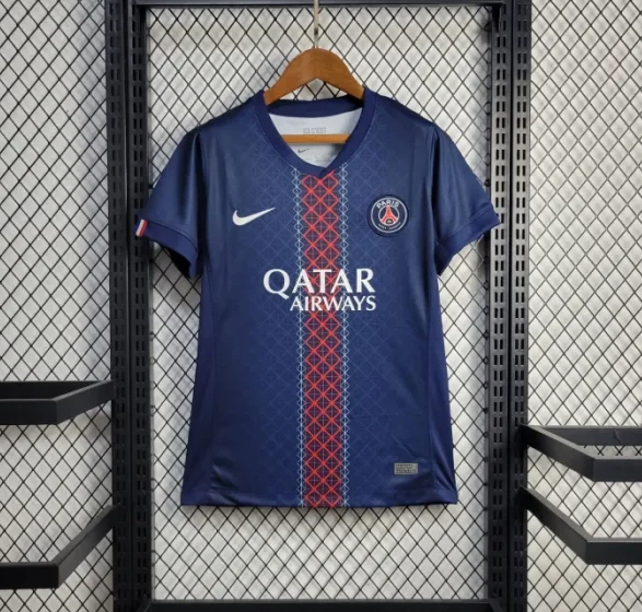PSG Soccer Jersey Home Women's Custom Shirt 2025/26 in Blue