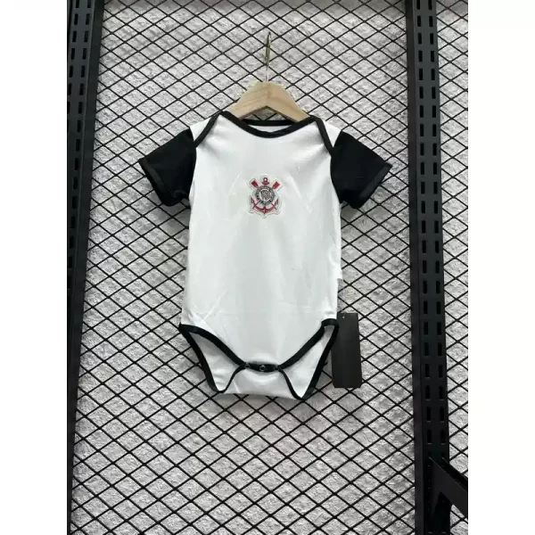 Corinthians Soccer Jersey Home Baby Uniform 2025/26 in Black&White