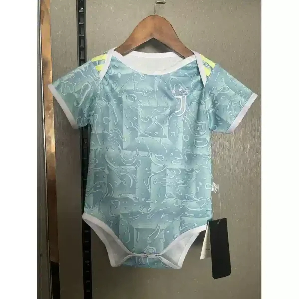 Juventus Soccer Jersey Away Baby Uniform 2025/26 in Blue