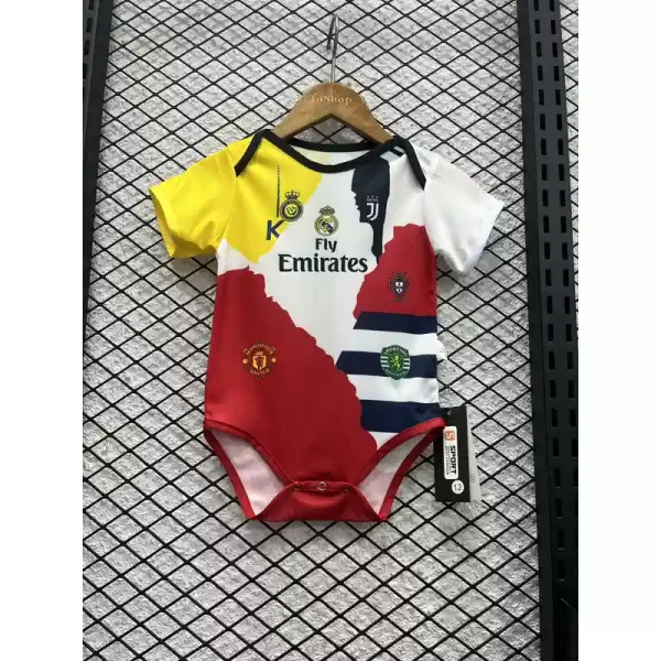 Cristiano Ronaldo Commemorative Edition Baby Uniform 2025/26 - All Club Mix in Model Year: 2025/26 Material: Polyester