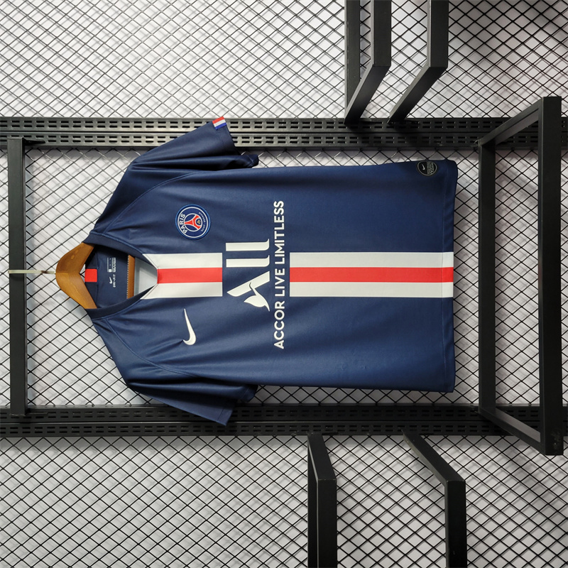 PSG Retro Jersey Home Soccer Shirt 2019/20 in Red&Blue