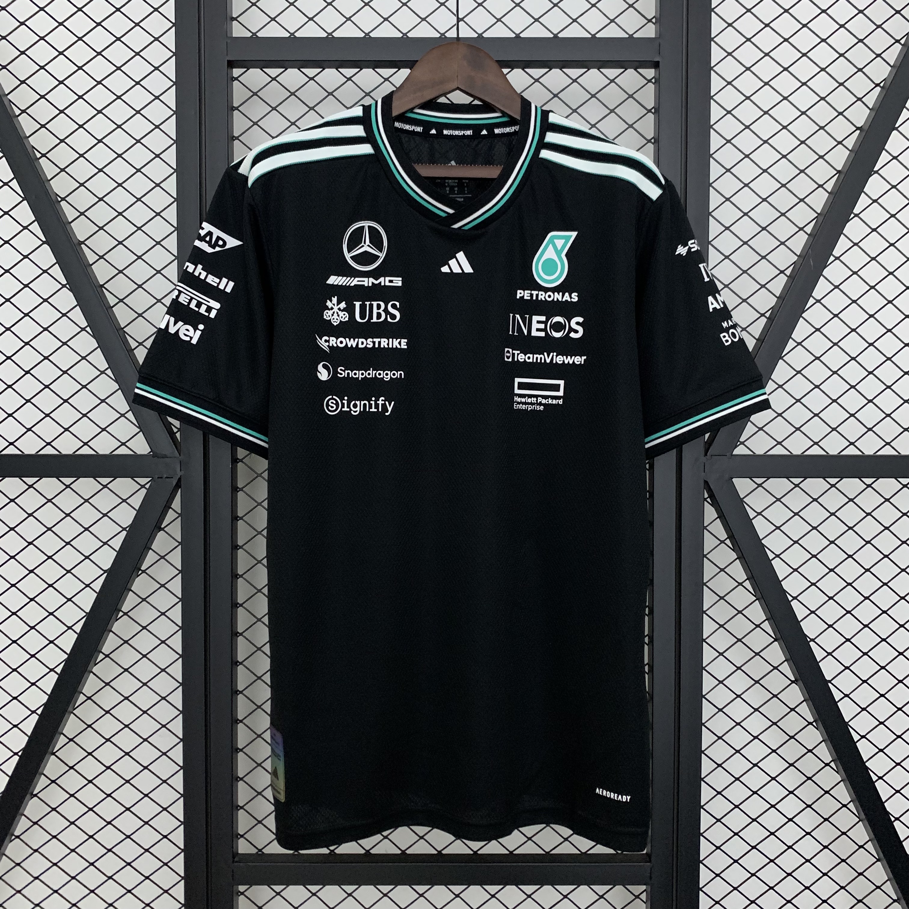 AMG F1 Racing Team T-Shirt 2025 in Black