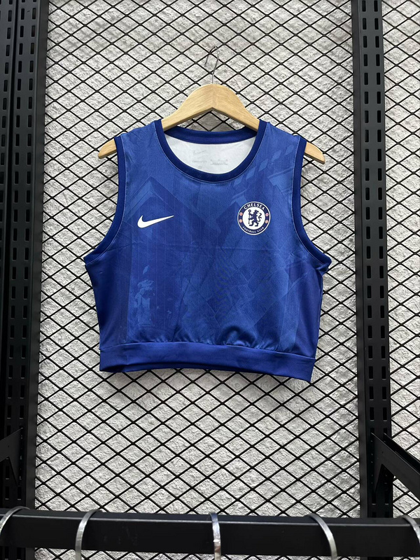 Chelsea Football Jersey Home Women's Vest 2025/26 in Blue