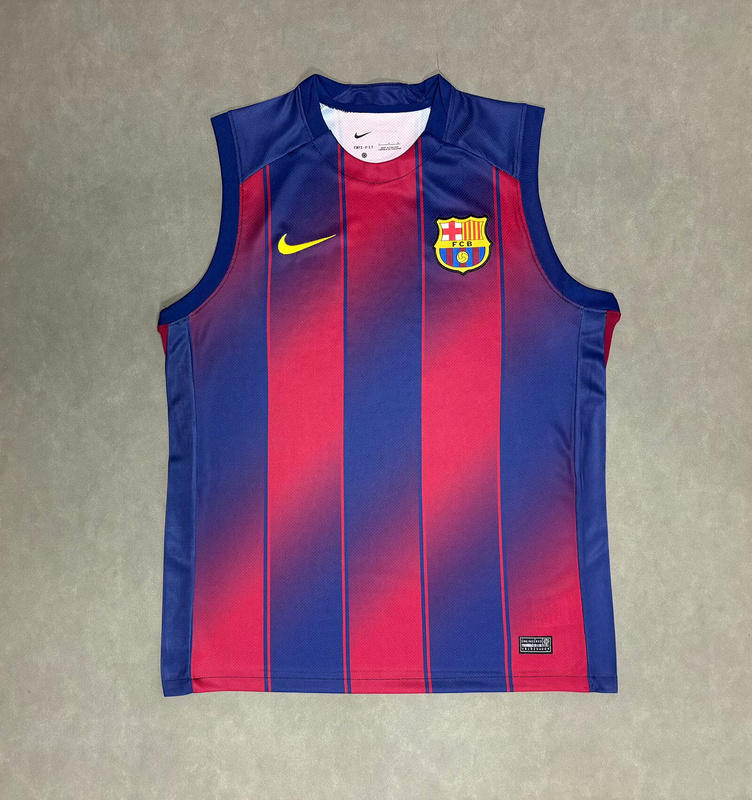 Barcelona Home Soccer Jersey Custom Vest 2025/26 in Red & Blue