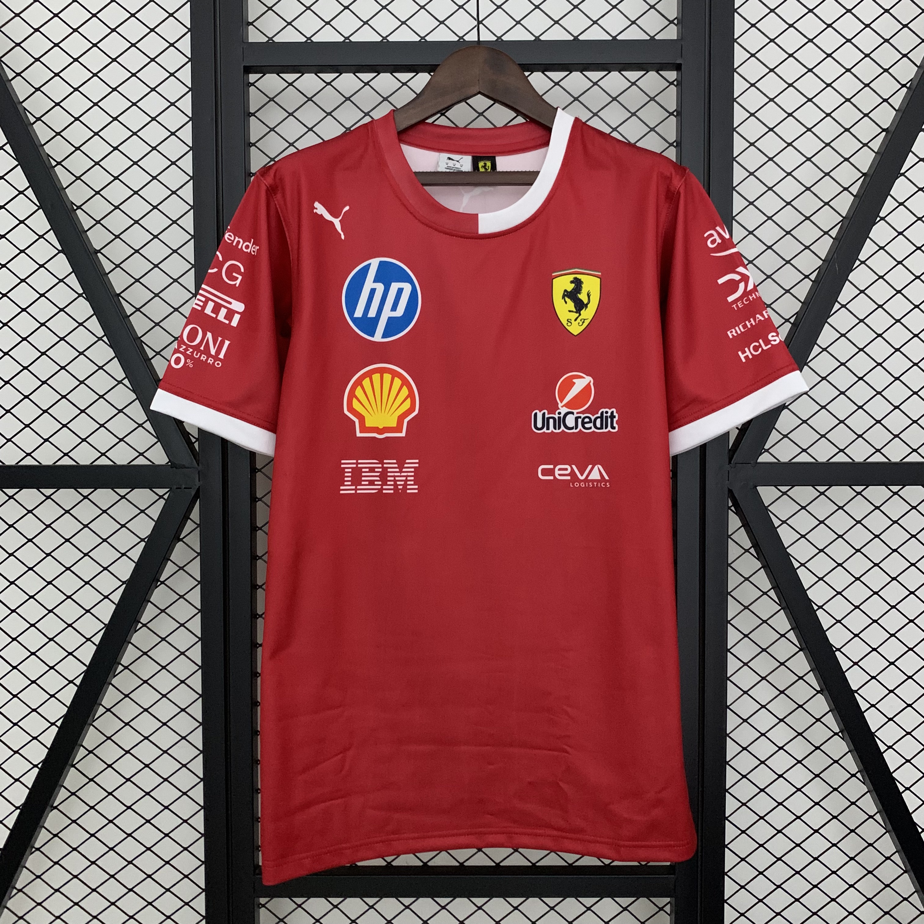 Ferrari F1 Racing Team T-Shirt 2025 in Red