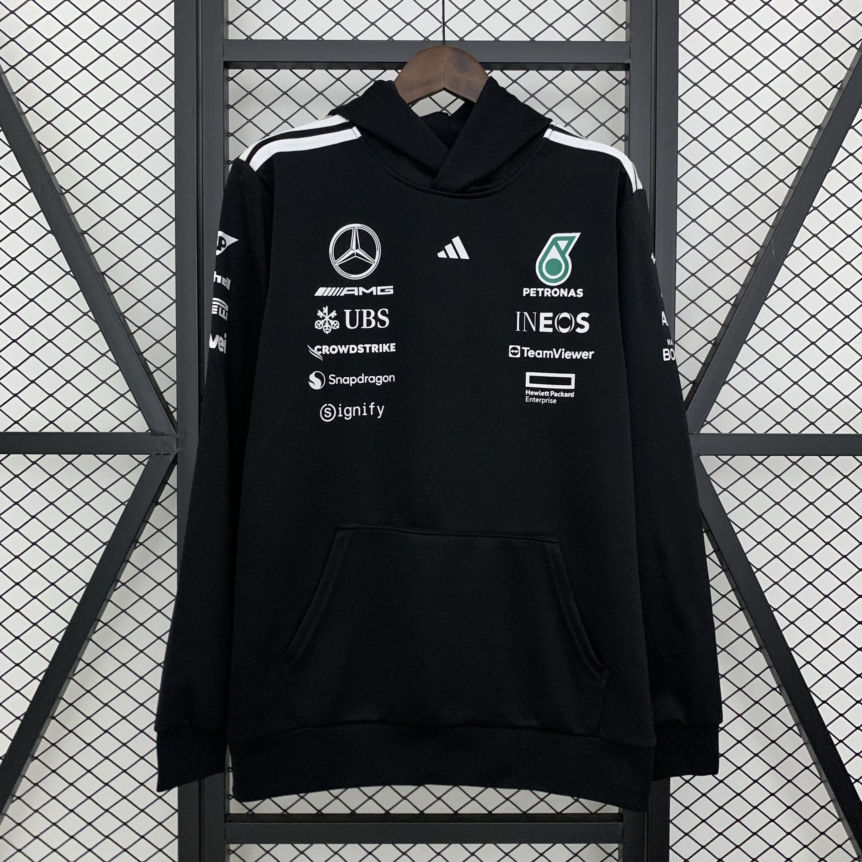 AMG F1 Racing Team Hoodie 2025 in Black