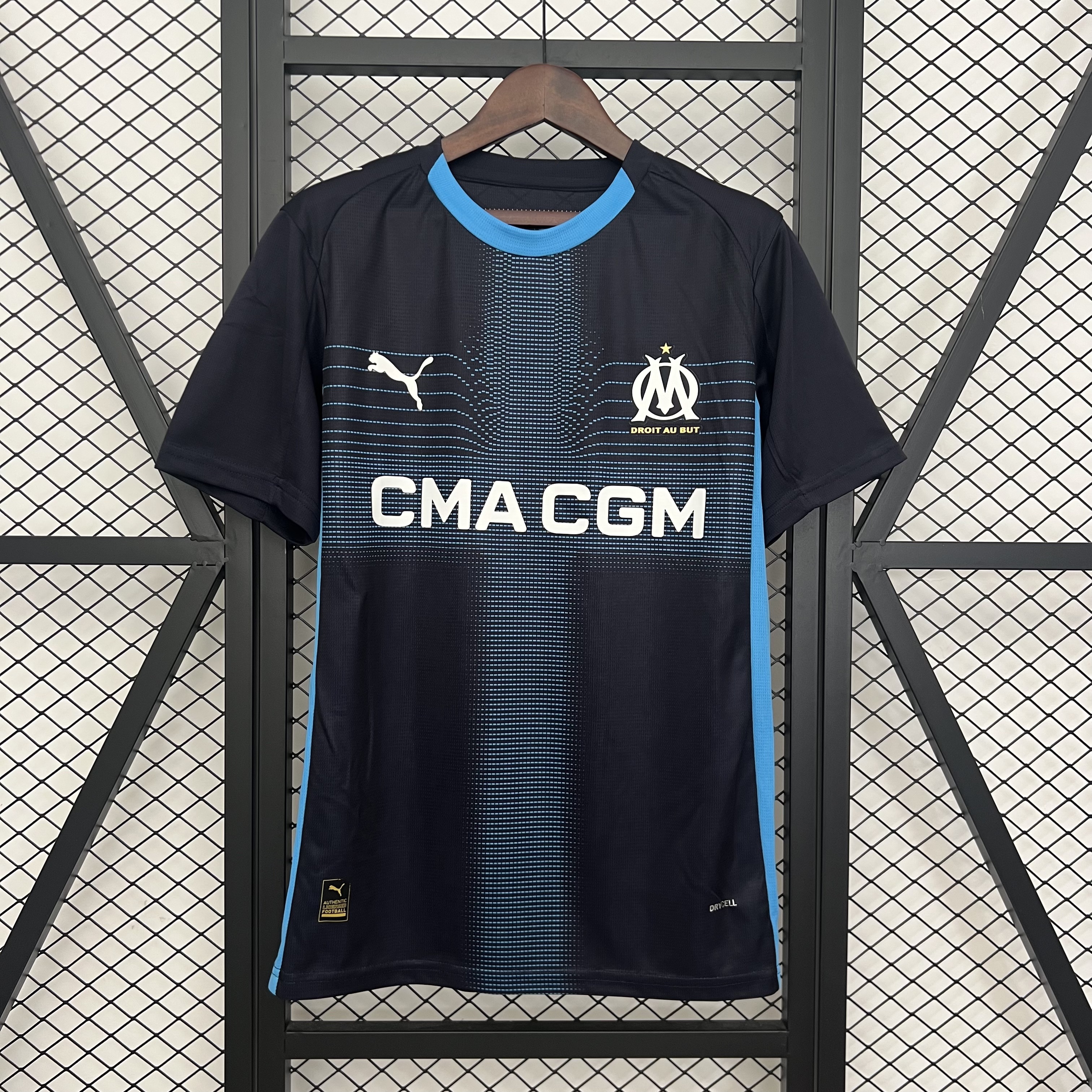 Marseille Soccer Jersey Away Custom Shirt 2025/26 in Navy
