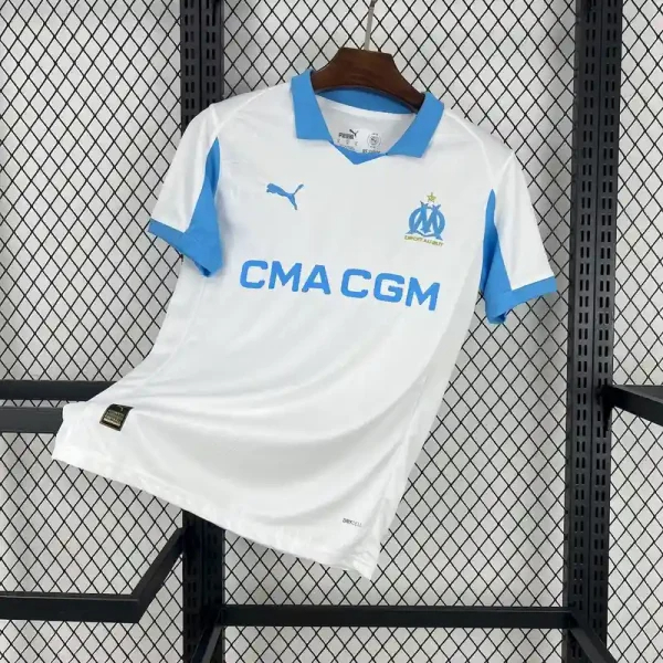 Marseille Soccer Jersey Home Custom Shirt 2025/26 in White