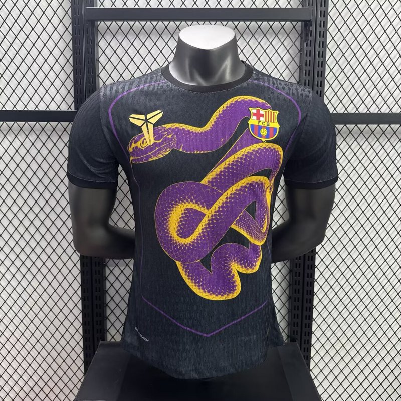 Authentic Soccer Jersey Barcelona Snake Special Edition Shirt 2025/26 in Balck