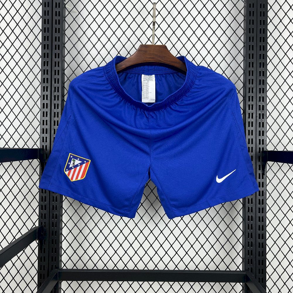Atletico Madrid Soccer Home Custom Shorts 2025/26 in Model Year: 2025-2026 Country and League: Spain-La Liga