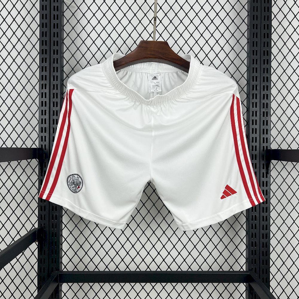 AJAX Football Jersey Home Custom Shorts 2025/26 in Red & White