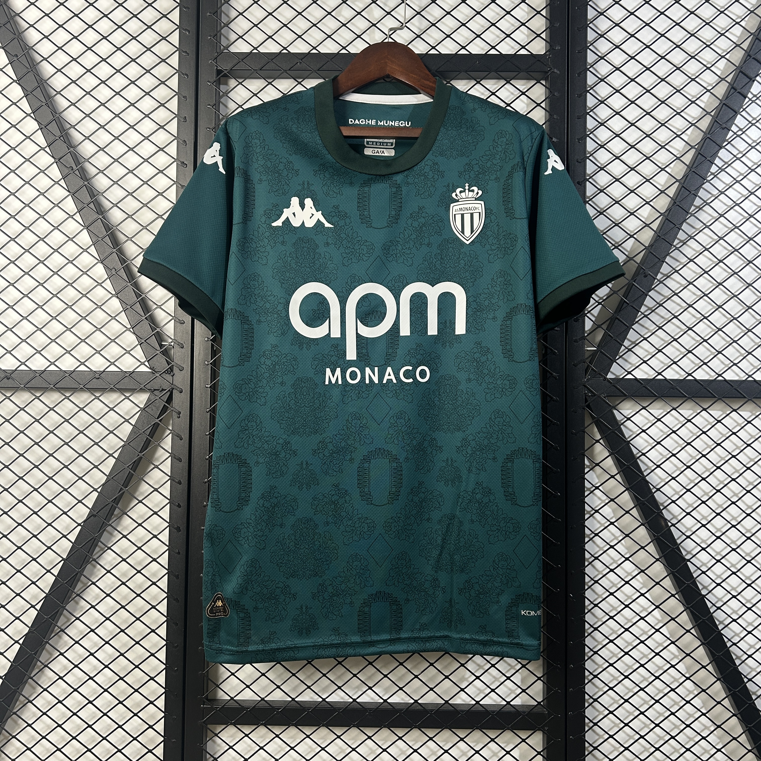 AS Monaco Soccer Jersey Away Custom Shirt 2024/25 in Green