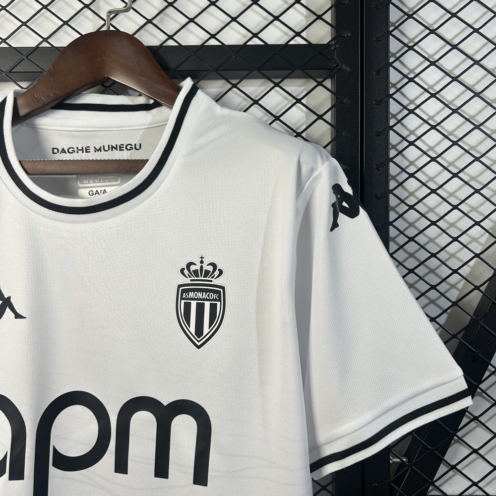 AS Monaco Soccer Jersey Away Custom Shirt 2025/26