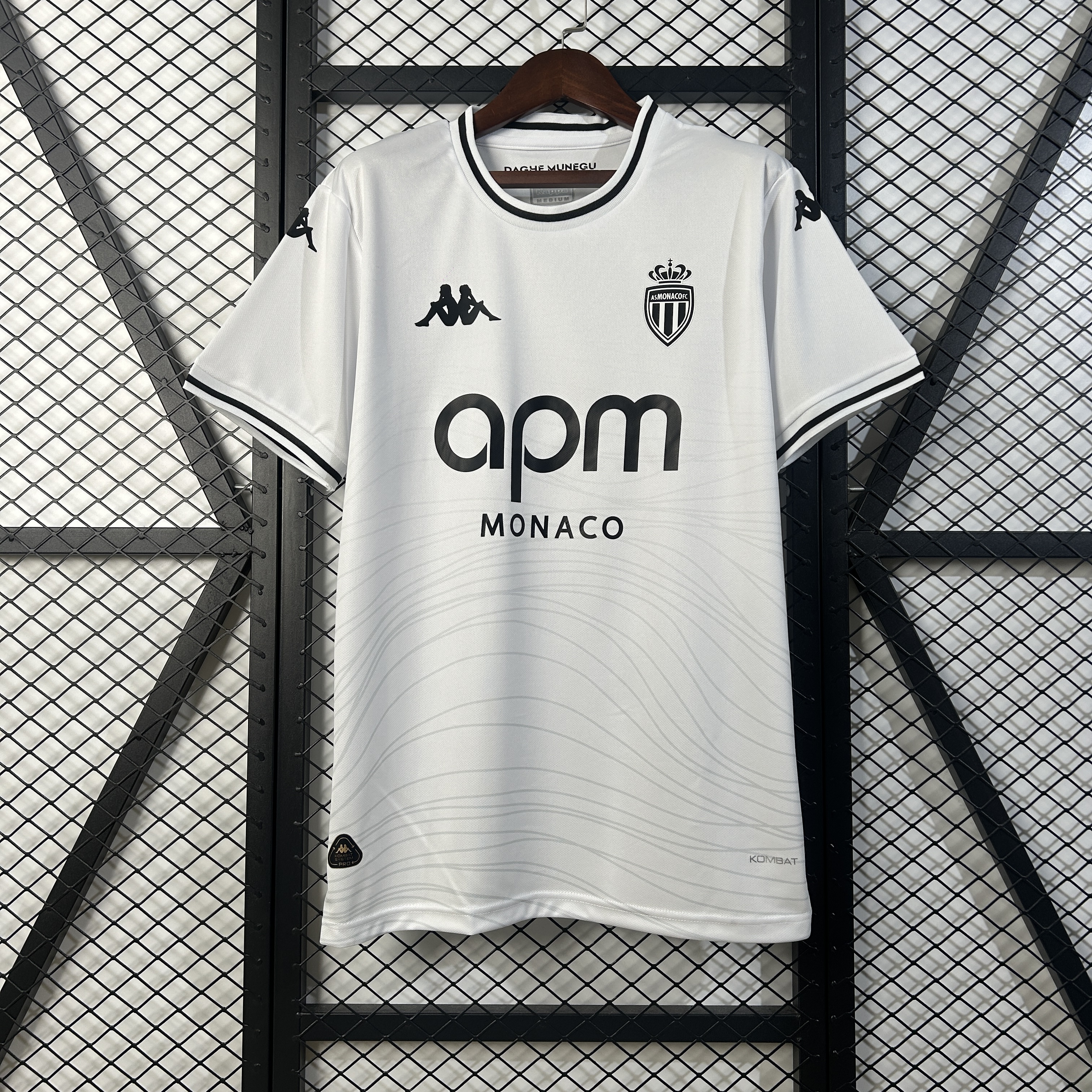 AS Monaco Soccer Jersey Third Away Custom Shirt 2024/25 in White