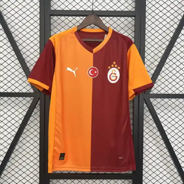 Galatasaray Home Football Jersey Custom Shirt 2025/26 in Red&Yellow