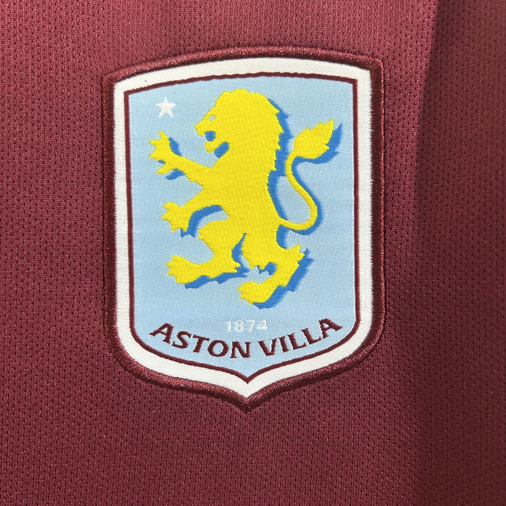 Aston Villa Football Jersey Home Custom Shirt 2025/26