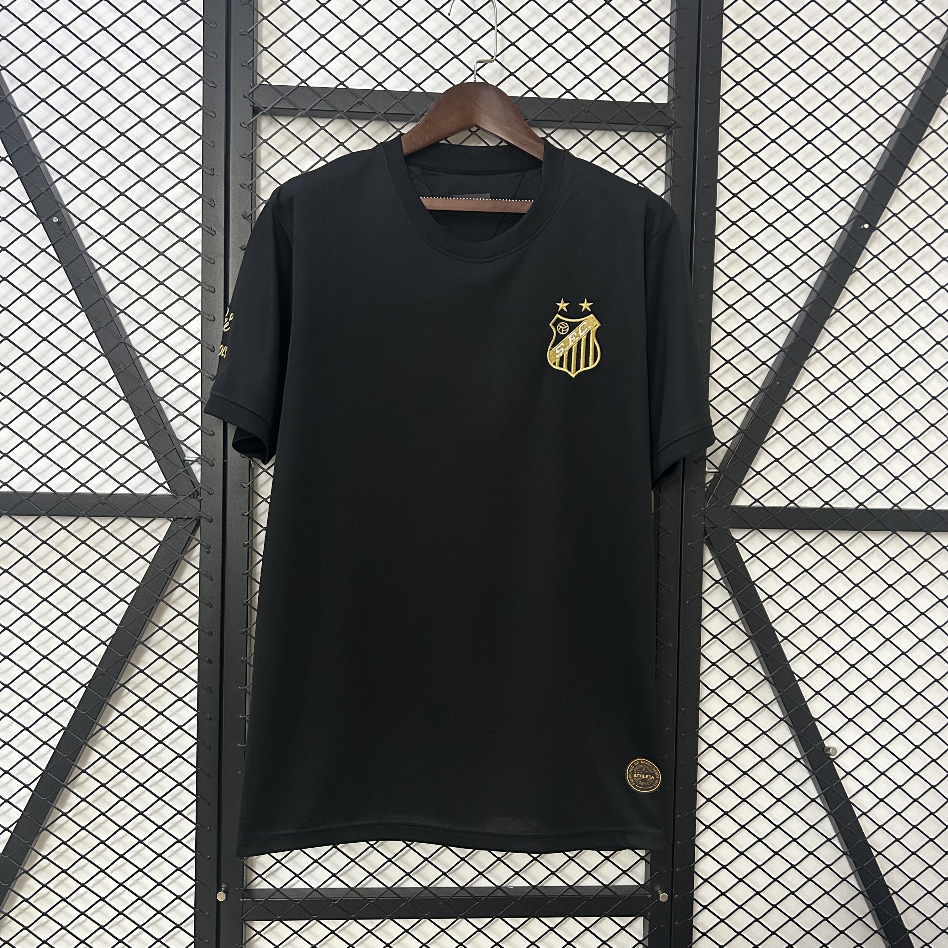 Santos FC Soccer Jersey Special Edition Custom Shirt 2025 in Black
