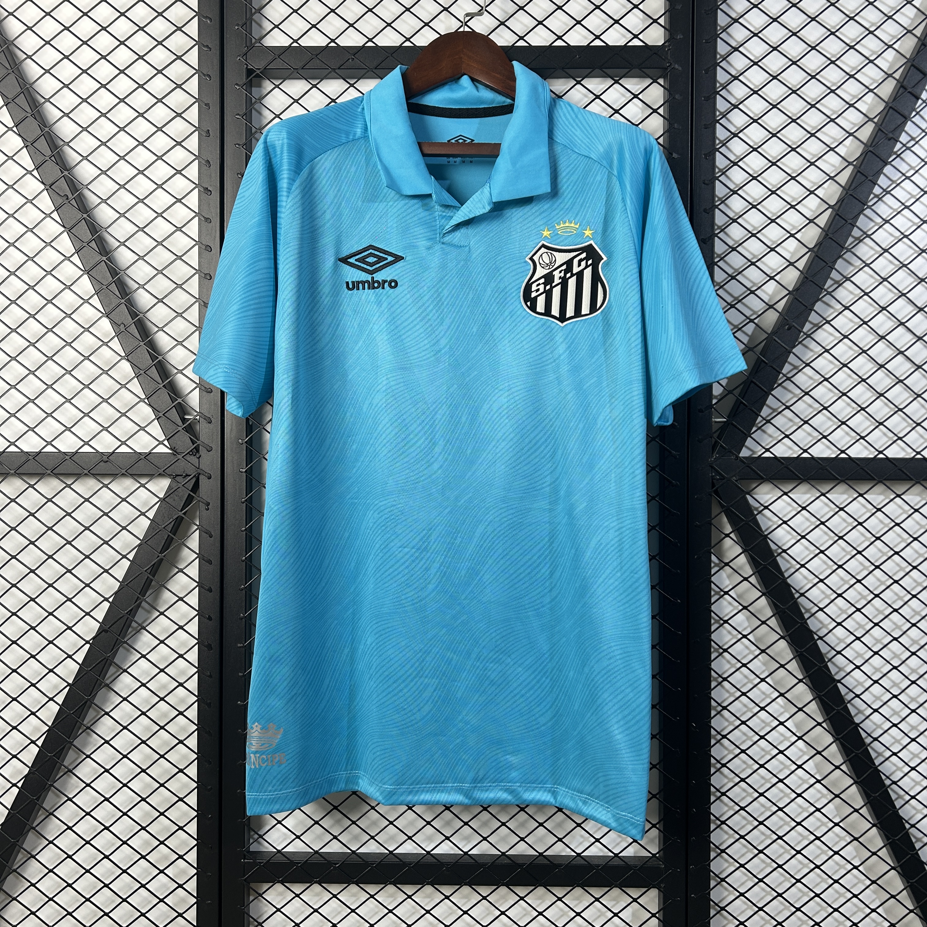 Santos FC Soccer Jersey Third Away Custom Shirt 2025 in Blue