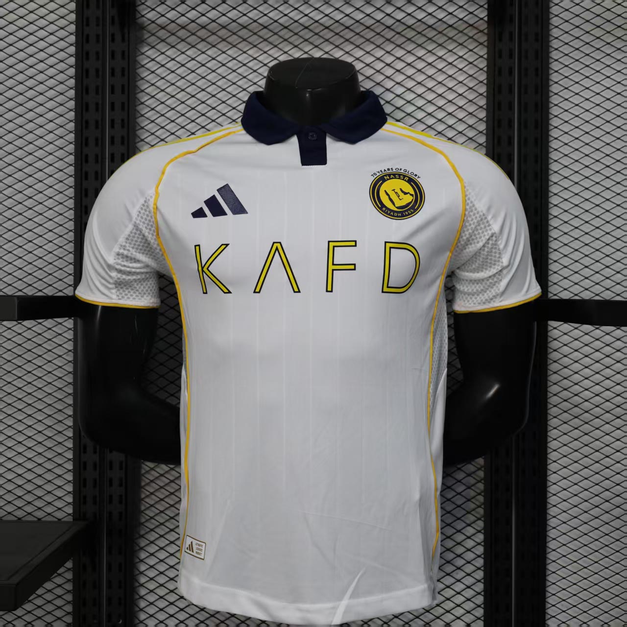 Al Nassr Authentic Soccer Jersey Third Away Shirt 2025/26 in White
